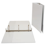 Office Impressions® Economy Round Ring View Binder, 3 Rings, 3" Capacity, 11 X 8.5, White freeshipping - TVN Wholesale