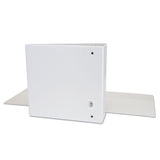 Office Impressions® Economy Round Ring View Binder, 3 Rings, 3" Capacity, 11 X 8.5, White freeshipping - TVN Wholesale