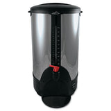 Coffee Pro 100-cup Percolating Urn, Stainless Steel freeshipping - TVN Wholesale
