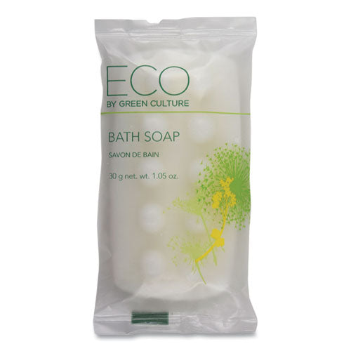 Eco By Green Culture Bath Massage Bar, Clean Scent, 1.06 Oz, 300-carton freeshipping - TVN Wholesale