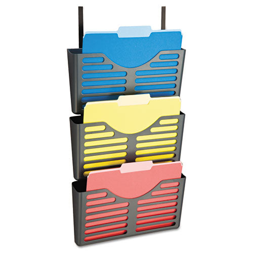 Officemate Filing System W-hanger Set, 3 Pockets, Letter, 28 X 13 1-2 X 4 3-4, Charcoal freeshipping - TVN Wholesale