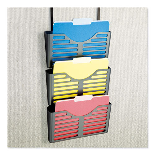 Officemate Filing System W-hanger Set, 3 Pockets, Letter, 28 X 13 1-2 X 4 3-4, Charcoal freeshipping - TVN Wholesale