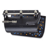 Officemate 32-sheet Heavy-duty Two-three-hole Punch With Lever Handle, 9-32" Holes, Black freeshipping - TVN Wholesale