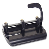 Officemate 32-sheet Heavy-duty Two-three-hole Punch With Lever Handle, 9-32" Holes, Black freeshipping - TVN Wholesale