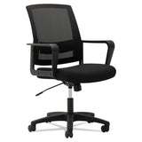 OIF Mesh Mid-back Chair, Supports Up To 225 Lb, 17" To 21.5" Seat Height, Black freeshipping - TVN Wholesale