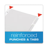 Oxford™ Custom Label Tab Dividers With Self-adhesive Tab Labels, 5-tab, 11 X 8.5, White, 5 Sets freeshipping - TVN Wholesale