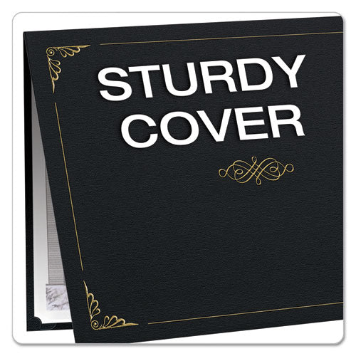 Oxford™ Certificate Holder, 11 1-4 X 8 3-4, Black, 5-pack freeshipping - TVN Wholesale