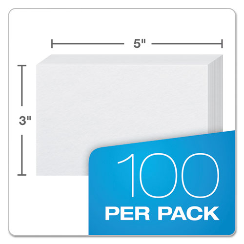 Oxford™ Unruled Index Cards, 3 X 5, White, 100-pack freeshipping - TVN Wholesale