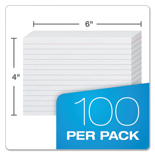 Oxford™ Ruled Index Cards, 4 X 6, White, 100-pack freeshipping - TVN Wholesale