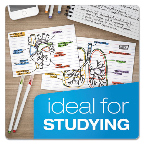 Oxford™ Ruled Index Cards, 4 X 6, White, 100-pack freeshipping - TVN Wholesale