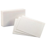 Oxford™ Ruled Index Cards, 4 X 6, White, 100-pack freeshipping - TVN Wholesale