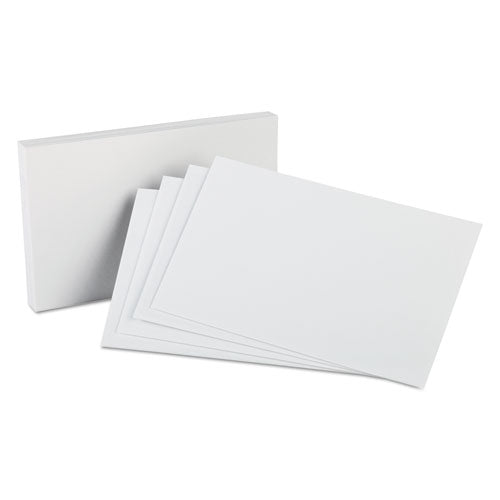 Oxford™ Unruled Index Cards, 5 X 8, White, 100-pack freeshipping - TVN Wholesale