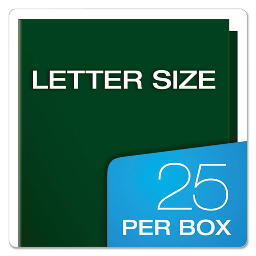 Oxford™ High Gloss Laminated Paperboard Folder, 100-sheet Capacity, 11 X 8.5, Green, 25-box freeshipping - TVN Wholesale