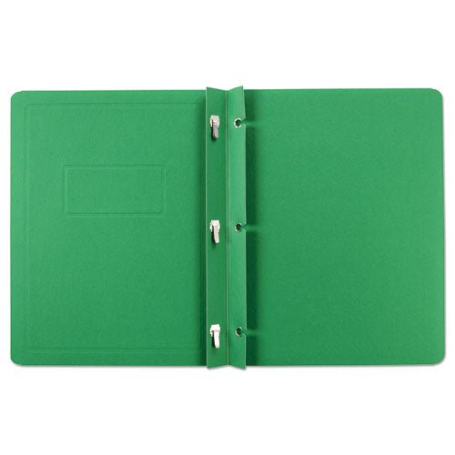 Oxford™ Title Panel And Border Front Report Cover, Three-prong Fastener, 0.5" Capacity, 8.5 X 11, Light Green-light Green, 25-box freeshipping - TVN Wholesale