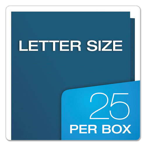 Oxford™ Twin-pocket Folders With 3 Fasteners, 0.5" Capacity, 11 X 8.5, Blue, 25-box freeshipping - TVN Wholesale