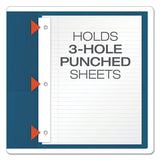 Oxford™ Twin-pocket Folders With 3 Fasteners, 0.5" Capacity, 11 X 8.5, Blue, 25-box freeshipping - TVN Wholesale