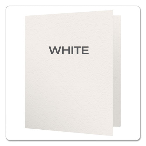 Oxford™ Twin-pocket Folders With 3 Fasteners, 0.5" Capacity, 11 X 8.5, White, 25-box freeshipping - TVN Wholesale