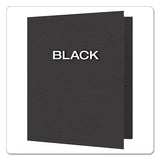 Oxford™ Twin-pocket Folders With 3 Fasteners, 0.5" Capacity, 11 X 8.5, Black 25-box freeshipping - TVN Wholesale
