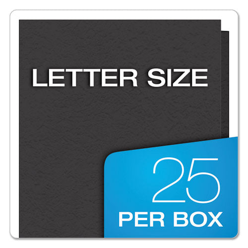 Oxford™ Twin-pocket Folders With 3 Fasteners, 0.5" Capacity, 11 X 8.5, Black 25-box freeshipping - TVN Wholesale