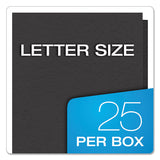 Oxford™ Twin-pocket Folders With 3 Fasteners, 0.5" Capacity, 11 X 8.5, Black 25-box freeshipping - TVN Wholesale