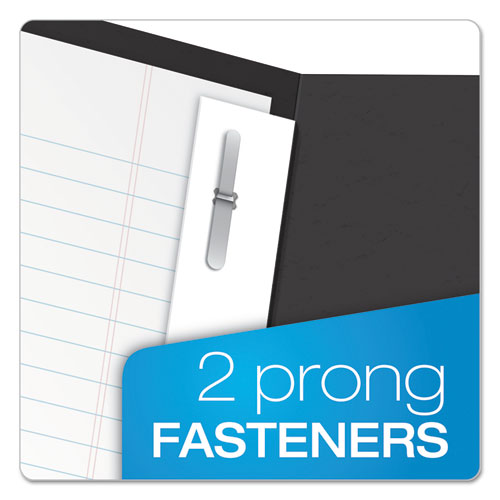 Oxford™ Twin-pocket Folders With 3 Fasteners, 0.5" Capacity, 11 X 8.5, Black 25-box freeshipping - TVN Wholesale
