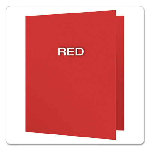 Oxford™ Twin-pocket Folders With 3 Fasteners, 0.5" Capacity, 11 X 8.5, Red, 25-box freeshipping - TVN Wholesale