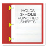 Oxford™ Twin-pocket Folders With 3 Fasteners, 0.5" Capacity, 11 X 8.5, Red, 25-box freeshipping - TVN Wholesale
