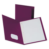 Oxford™ Twin-pocket Folders With 3 Fasteners, 0.5" Capacity, 11 X 8.5, Burgundy, 25-box freeshipping - TVN Wholesale
