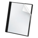 Oxford™ Clear Front Premium Report Cover, Three-prong Fastener, 0.5" Capacity,  8.5 X 11, Clear-red, 25-box freeshipping - TVN Wholesale