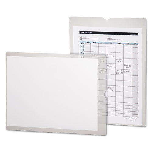 Oxford™ Utili-jac Heavy-duty Clear Plastic Envelopes, 3 X 5, 50-box freeshipping - TVN Wholesale