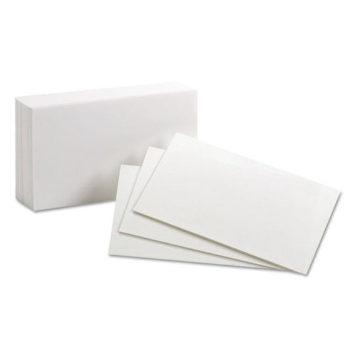Oxford™ Unruled Index Cards, 3 X 5, Cherry, 100-pack freeshipping - TVN Wholesale