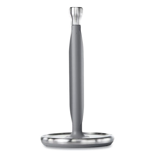 OXO Good Grips Steady Paper Towel Holder, Stainless Steel, 8.1 X 7.8 X 14.5, Gray-silver freeshipping - TVN Wholesale