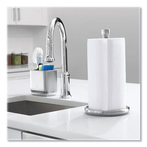OXO Good Grips Steady Paper Towel Holder, Stainless Steel, 8.1 X 7.8 X 14.5, Gray-silver freeshipping - TVN Wholesale