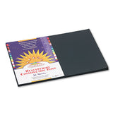SunWorks® Construction Paper, 58lb, 12 X 18, Black, 50-pack freeshipping - TVN Wholesale