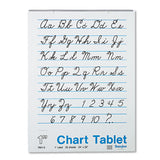 Pacon® Chart Tablets, Presentation Format (1" Rule), 25 White 24 X 32 Sheets freeshipping - TVN Wholesale