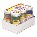 Pacon® Spectra Glitter, 0.04 Hexagon Crystals, Assorted, 4 Oz Shaker-top Jar, 6-pack freeshipping - TVN Wholesale