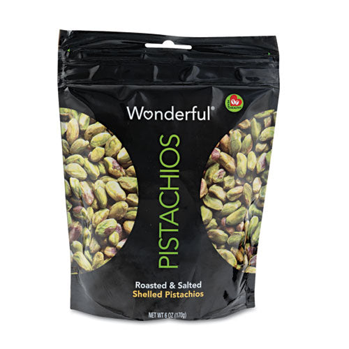 Paramount Farms® Wonderful Pistachios, Dry Roasted And Salted, 5 Oz, 8-box freeshipping - TVN Wholesale