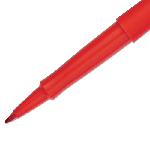 Paper Mate® Point Guard Flair Felt Tip Porous Point Pen, Stick, Bold 1.4 Mm, Red Ink, Red Barrel, 36-box freeshipping - TVN Wholesale