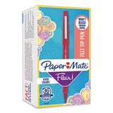 Paper Mate® Point Guard Flair Felt Tip Porous Point Pen, Stick, Bold 1.4 Mm, Red Ink, Red Barrel, 36-box freeshipping - TVN Wholesale