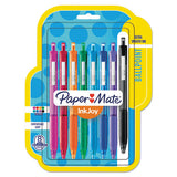 Inkjoy 300 Rt Ballpoint Pen Retractable, Medium 1 Mm, Assorted Ink And Barrel Colors, 8-pack