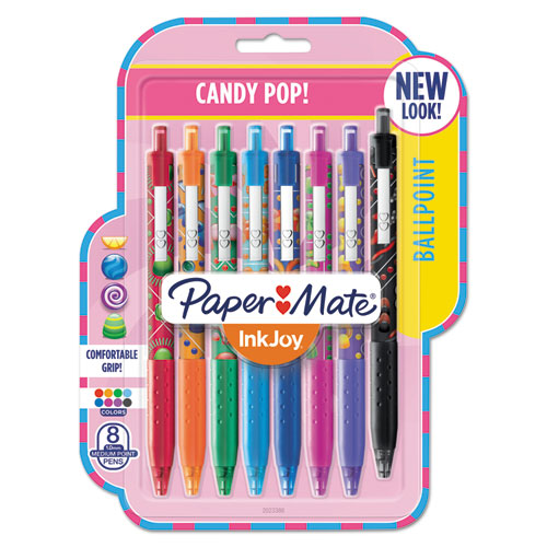 Paper Mate® Inkjoy 300 Rt Ballpoint Pen, Retractable, Medium 1 Mm, Blue Ink, Blue Barrel, Dozen freeshipping - TVN Wholesale