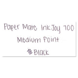Paper Mate® Inkjoy 700 Rt Ballpoint Pen, Retractable, Medium 1 Mm, Black Ink, White Barrel, Dozen freeshipping - TVN Wholesale
