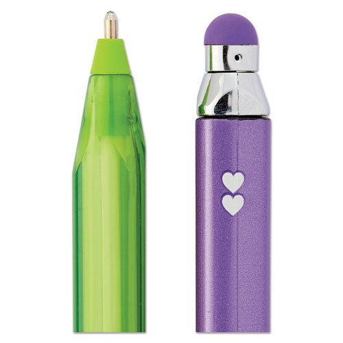 Paper Mate® Inkjoy 100 Ballpoint Pen-stylus, Stick, Medium 1 Mm, Black Ink, Black Barrel, Dozen freeshipping - TVN Wholesale