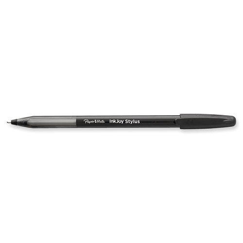 Paper Mate® Inkjoy 100 Ballpoint Pen-stylus, Stick, Medium 1 Mm, Black Ink, Black Barrel, Dozen freeshipping - TVN Wholesale