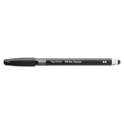 Paper Mate® Inkjoy 100 Ballpoint Pen-stylus, Stick, Medium 1 Mm, Black Ink, Black Barrel, Dozen freeshipping - TVN Wholesale
