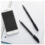 Paper Mate® Inkjoy 100 Ballpoint Pen-stylus, Stick, Medium 1 Mm, Black Ink, Black Barrel, Dozen freeshipping - TVN Wholesale