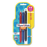 Inkjoy Gel Pen, Retractable, Medium 0.7 Mm, Assorted Ink And Barrel Colors, 3-pack