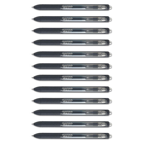 Paper Mate® Inkjoy Gel Pen, Retractable, Micro 0.5 Mm, Black Ink, Black Barrel, Dozen freeshipping - TVN Wholesale