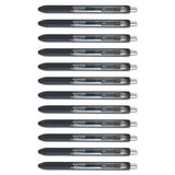 Paper Mate® Inkjoy Gel Pen, Retractable, Micro 0.5 Mm, Black Ink, Black Barrel, Dozen freeshipping - TVN Wholesale