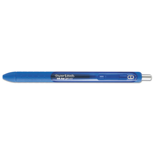 Paper Mate® Inkjoy Gel Pen, Retractable, Micro 0.5 Mm, Blue Ink, Blue Barrel, Dozen freeshipping - TVN Wholesale